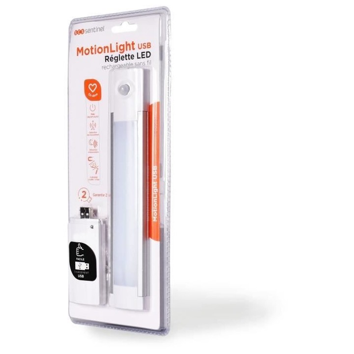 Réglette LED rechargeable sans fil