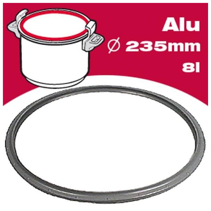 SEB Joint autocuiseur aluminium 791946 8L Ø23,5cm gris