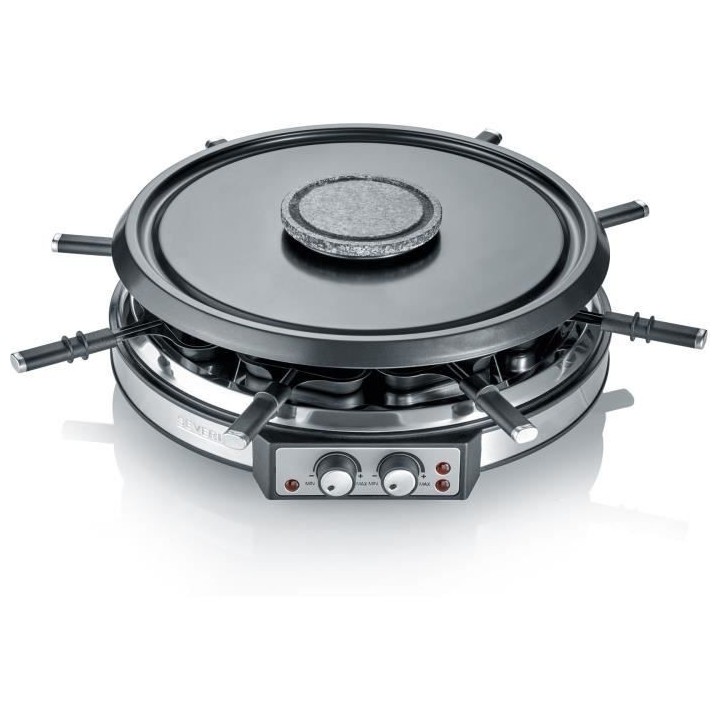 SEVERIN RG2348 - Combiné 2 en 1 Raclette et Fondue 8 personnes - 1900