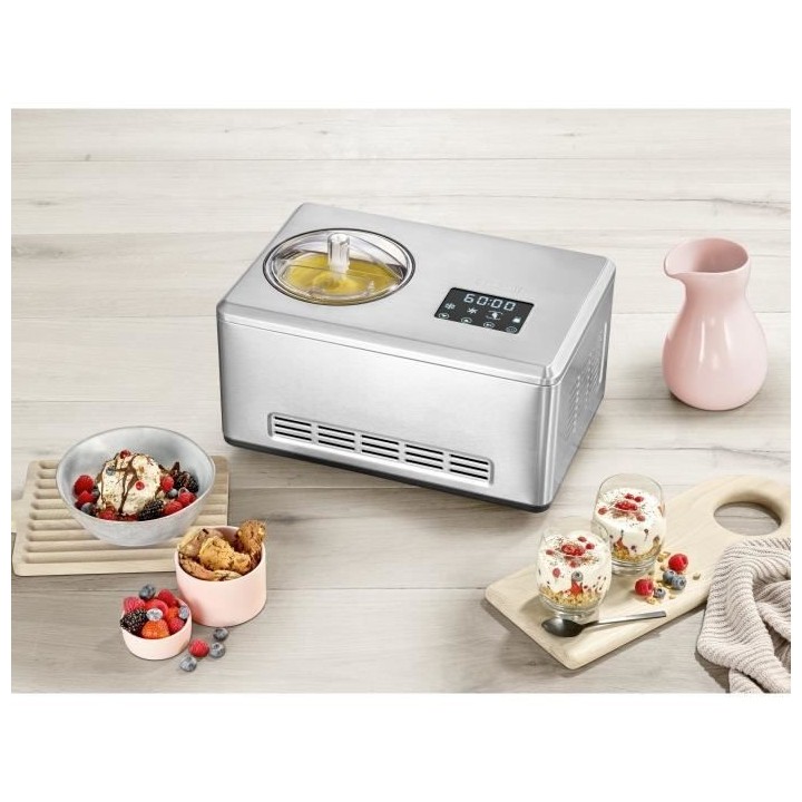 SEVERIN EZ7405 Sorbetiere Yaourtiere 2 en 1 - Fonction innovante pour