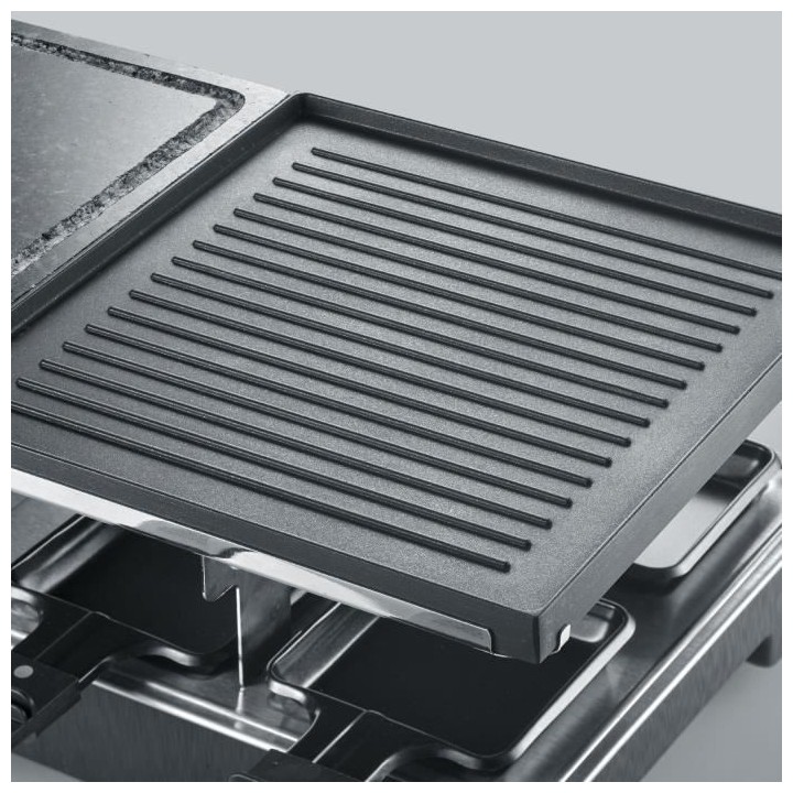 Raclette Gril SEVERIN - RG2376 - 8 personnes - Pierre de Cuisson Natur