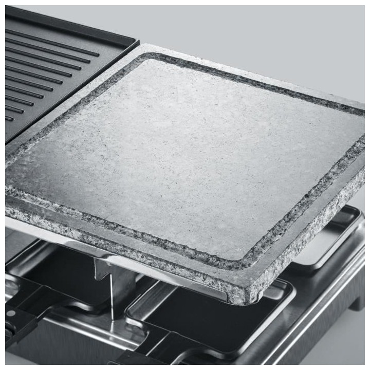 Raclette Gril SEVERIN - RG2376 - 8 personnes - Pierre de Cuisson Natur
