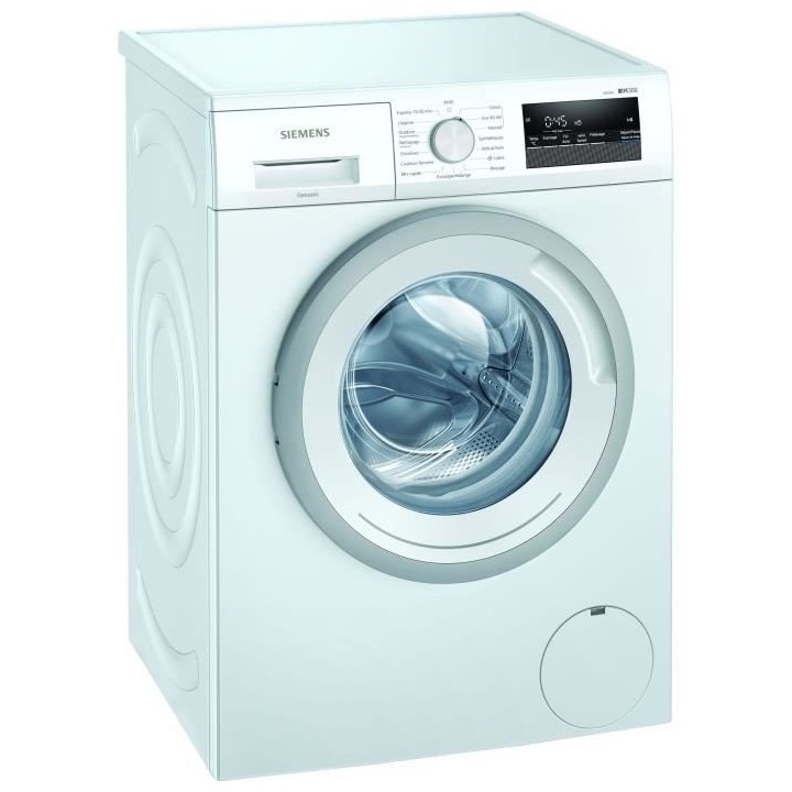 Lave-linge hublot SIEMENS WM12N107FF iQ300 - 7 kg - Induction - 1200 t