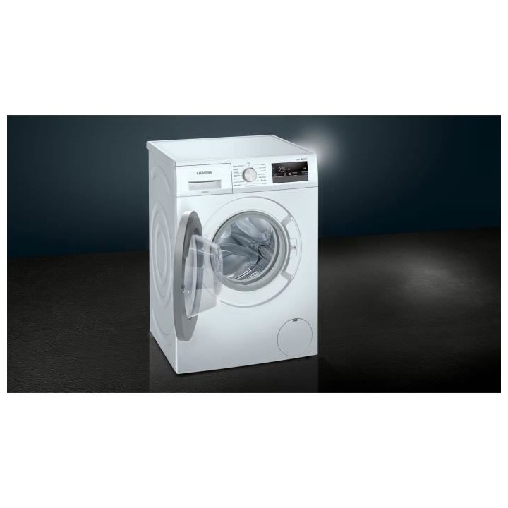 Lave-linge hublot SIEMENS WM12N107FF iQ300 - 7 kg - Induction - 1200 t