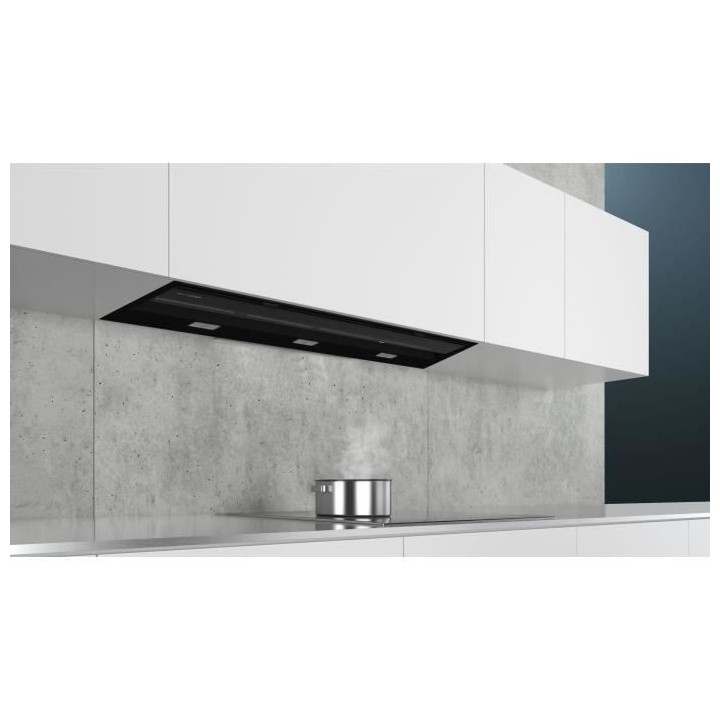 Hotte décor murale avec finition en verre SIEMENS - LJ97BAM60 - L87,7