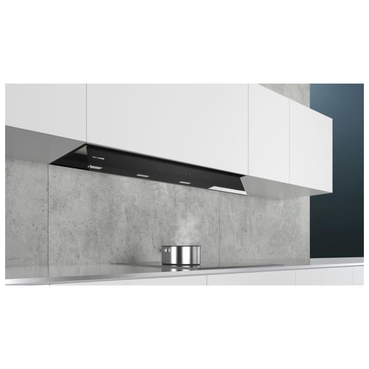 Hotte décor murale avec finition en verre SIEMENS - LJ97BAM60 - L87,7