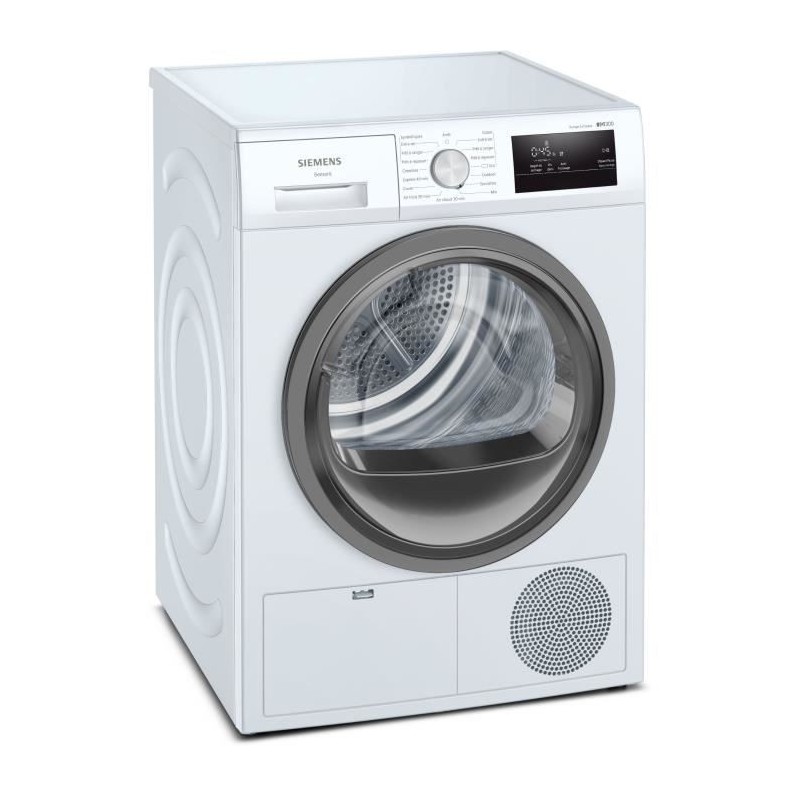 Seche-linge pompe a chaleur SIEMENS WT45H001FR IQ300 - 8 kg - L60 cm - Classe A+ - Blanc