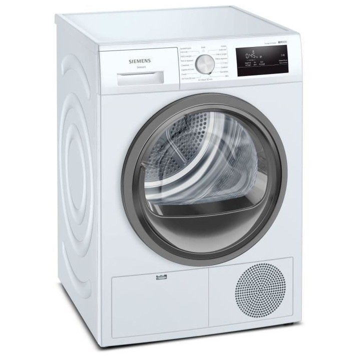 Seche-linge pompe a chaleur SIEMENS WT45H001FR IQ300 - 8 kg - L60 cm -