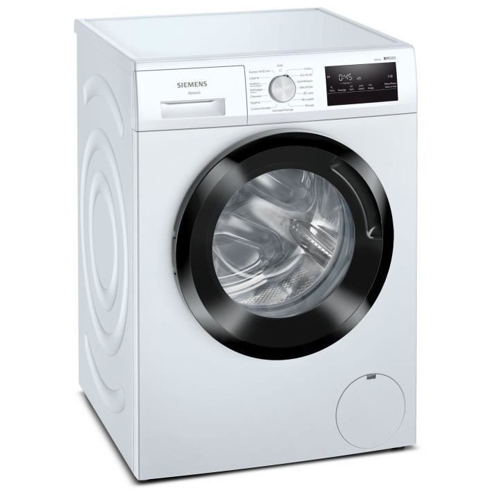 Lave-linge pose-libre SIEMENS WM12N128FR iQ300 - 8 kg - Induction - L6