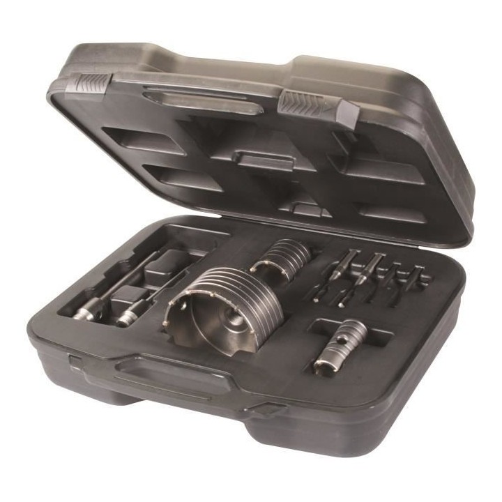 SILVERLINE Coffret 9 scies trepan carbure de tungstene