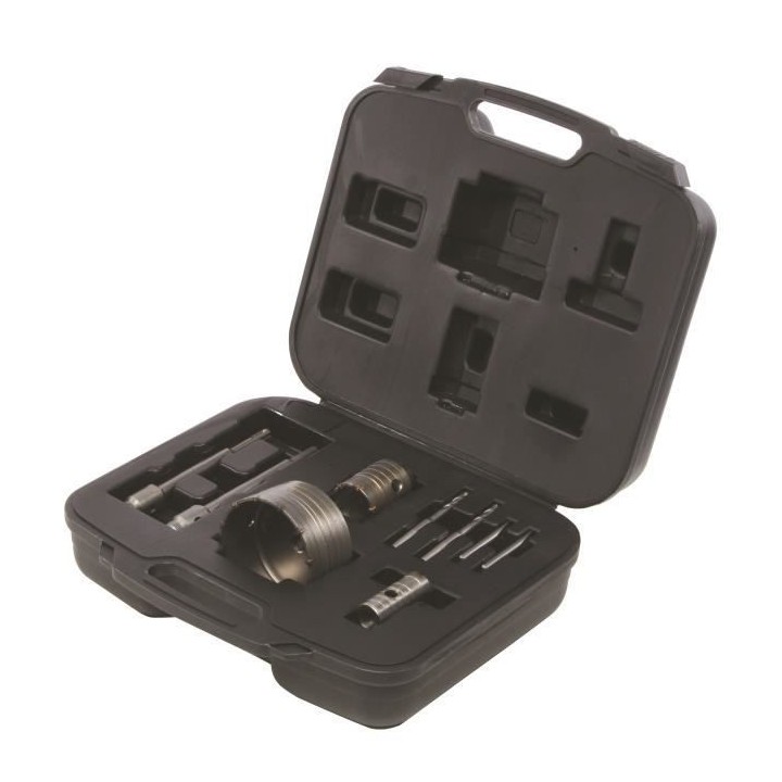 SILVERLINE Coffret 9 scies trepan carbure de tungstene