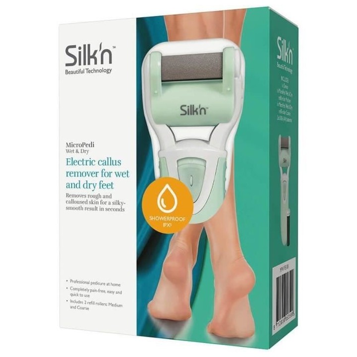 SILK'N - MicroPedi Wet & Dry - Râpe électrique anti-callosités - 2