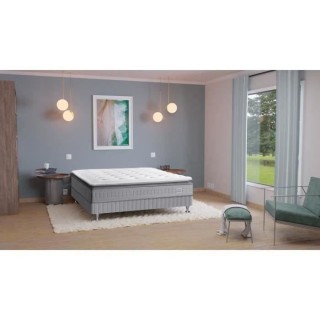 Matelas 140 x 190 cm - Surmatelas intégré - Ressorts ensachés - 29