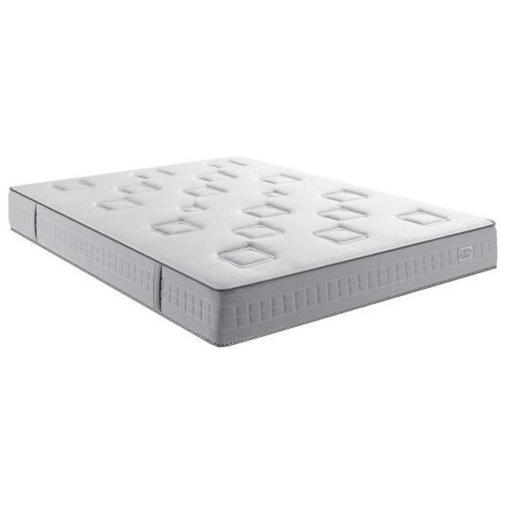 Matelas 140 x 190 cm - ressorts ensachés - 24 cm - Tres ferme - SIMMO