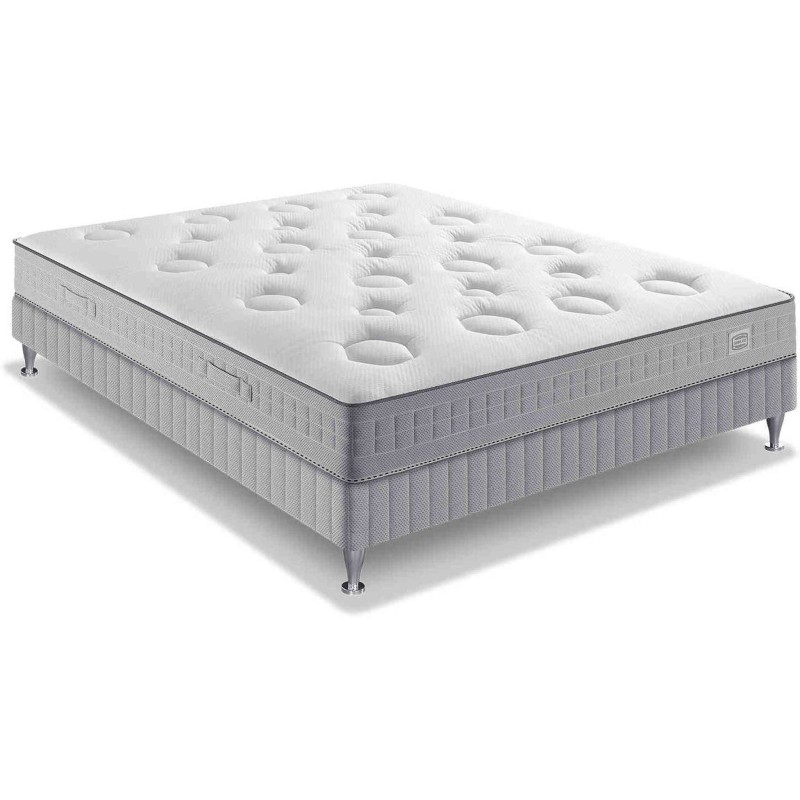 Ensemble Matelas 160x200 + Sommier - Ressort ensachés - 26 cm - SW4