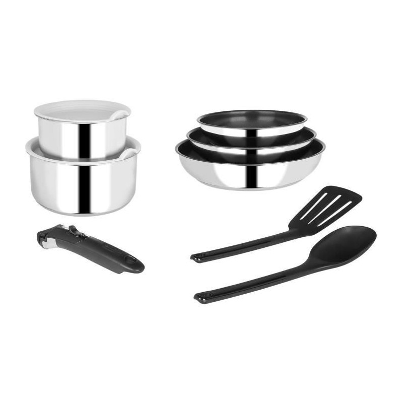 SITRAM 714643 - Batterie 10 pieces - Tous feux dont induction - Inox