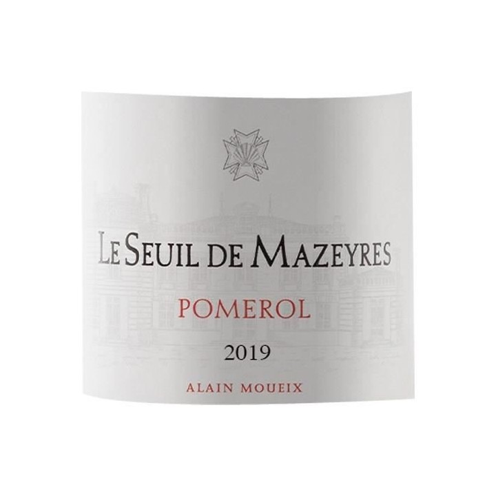 Le Seuil de Mazeyres 2019 Pomerol - Vin rouge de Bordeaux
