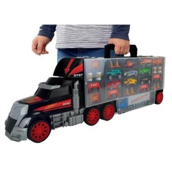 Camion transporteur de voitures 62cm a poignée - Truck Carry Case - Dickie Toys