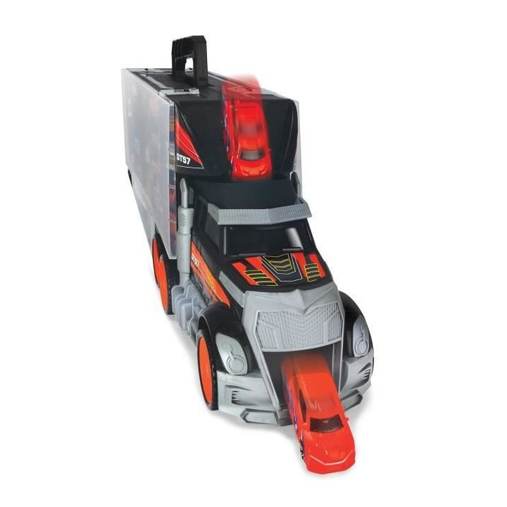 Camion transporteur de voitures 62cm a poignée - Truck Carry Case - D