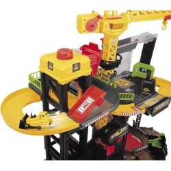 DICKIE - Construction playset 52 cm + 3 véhicules