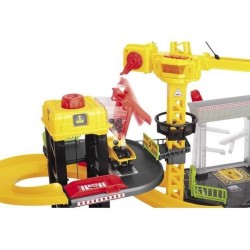 DICKIE - Construction playset 52 cm + 3 véhicules