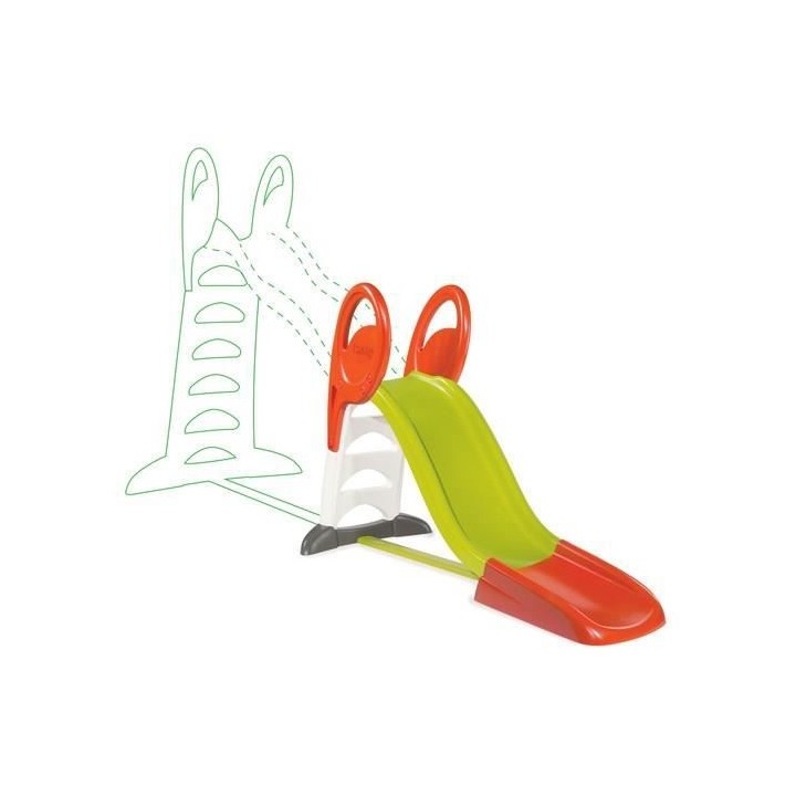 SMOBY Toboggan Super Megagliss 2en1 Glisse de 3m75