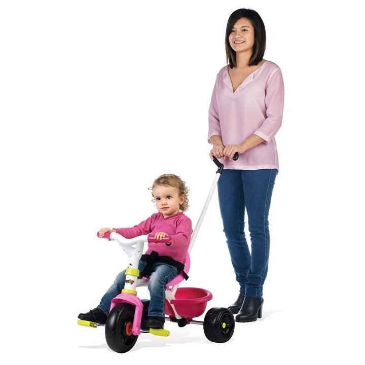 SMOBY Tricycle Enfant Evolutif Be Fun Rose