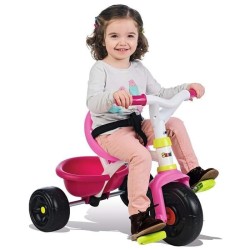 SMOBY Tricycle Enfant Evolutif Be Fun Rose