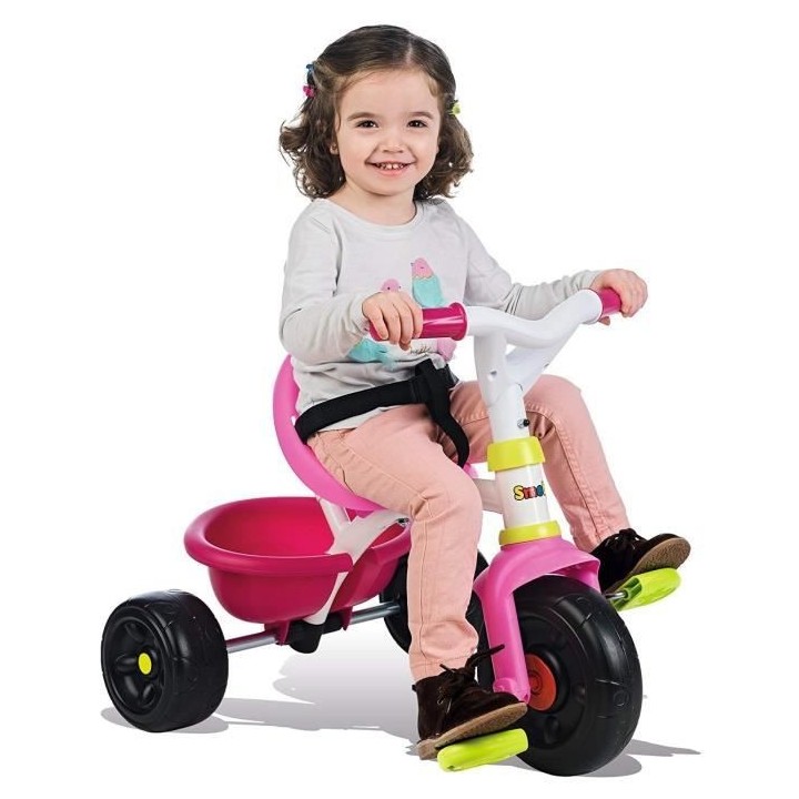 SMOBY Tricycle Enfant Evolutif Be Fun Rose