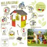 Smoby Maison de Jardin Néo Juralodge en plastique anti-UV Personnalisable - 115,4 x 123,3 x 132cm