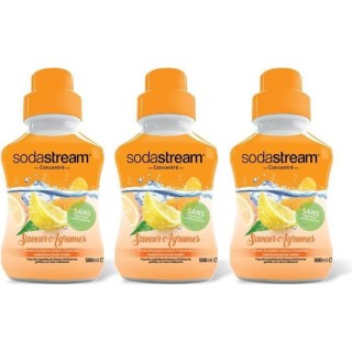SODASTREAM 3009982 - Lot de 3 concentrés Sodastream Saveur Agrumes -