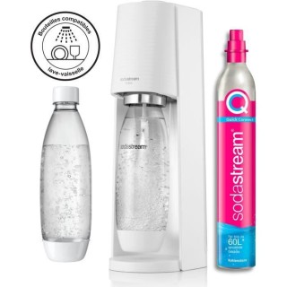 SODASTREAM TERRABILV - Machine TERRA Blanche Pack 2 bouteilles LV + 1