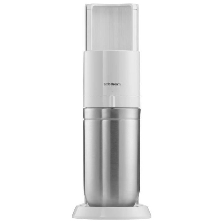SODASTREAM DUOBICB - Machine DUO Blanche Pack 4 bouteilles (2 carafes