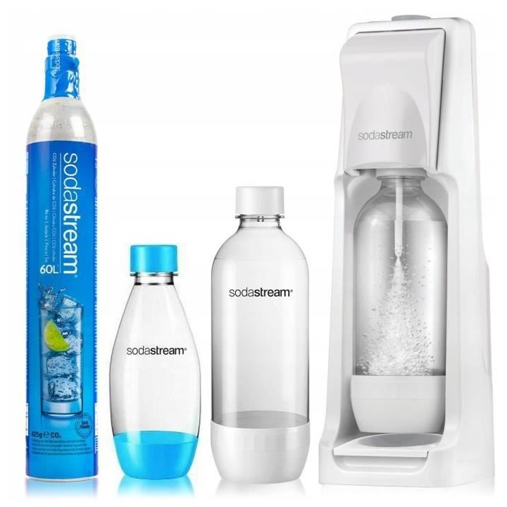SODASTREAM Machine a Soda COOL, 1 cylindre de CO2, 1 bouteille 1L, 1 b