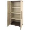 TOOD Armoire de rangement haute en résine 3 tablettes