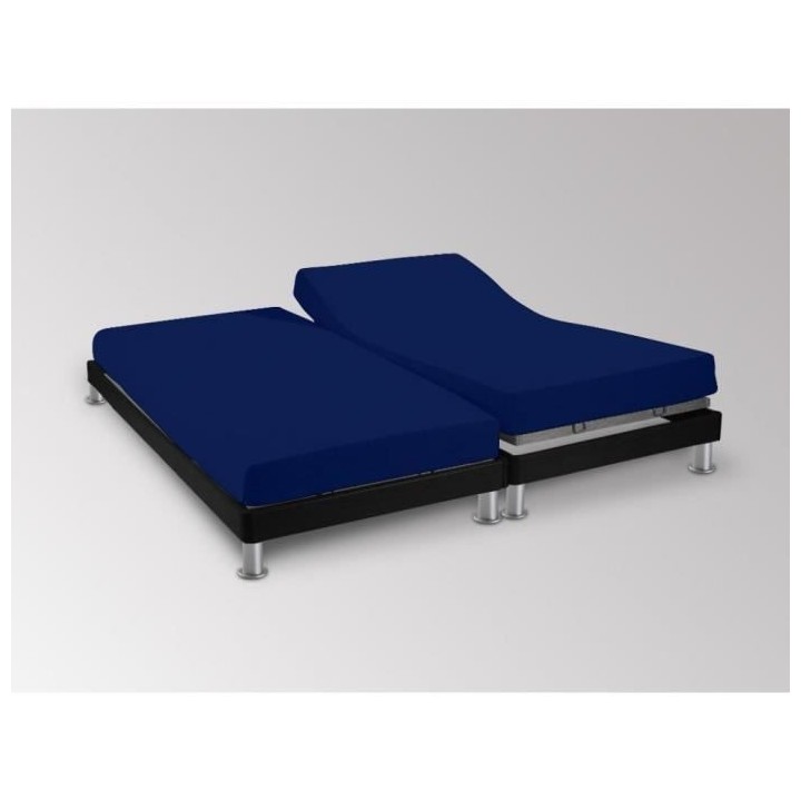 SOLEIL D'OCRE Drap housse 100% coton - Lit a tete et pieds relevables