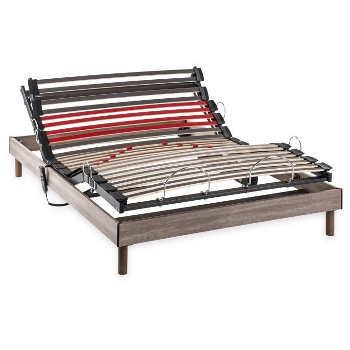 DEKO DREAM Ensemble matelas+sommier relaxation électrique COMFORT Dre