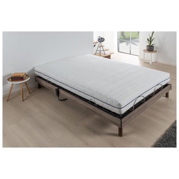 DEKO DREAM Ensemble matelas+sommier relaxation électrique COMFORT Dre