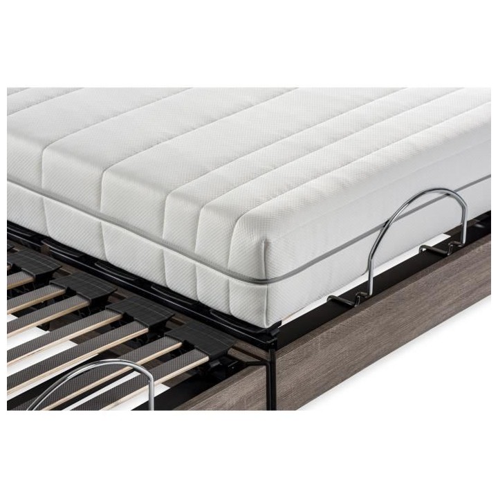 DEKO DREAM Ensemble matelas+sommier relaxation électrique ERGO 2 Drea