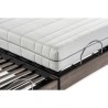 DEKO DREAM Ensemble matelas+sommier relaxation électrique ERGO 2 Dreamzone - 2x80x200 cm - Matelas ressorts ensachés