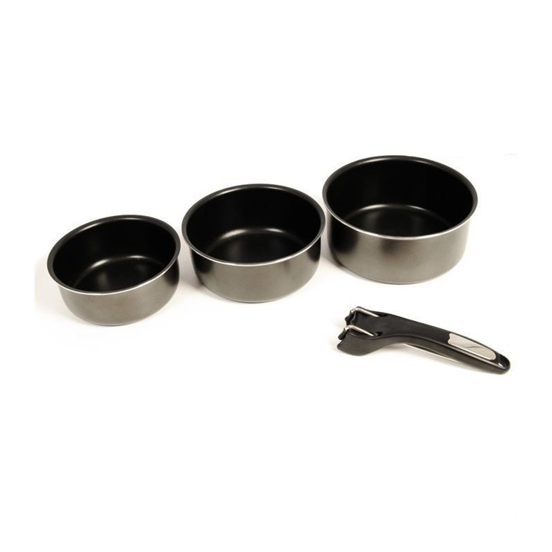 SITRAM Set 3 casseroles tous feux dont induction + pince