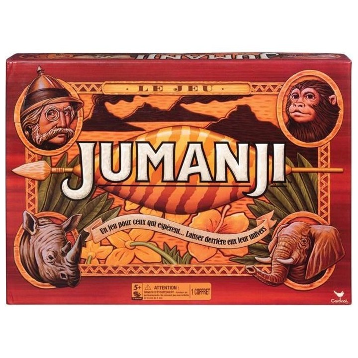 JUMANJI - Jeu de plateau - édition rétro