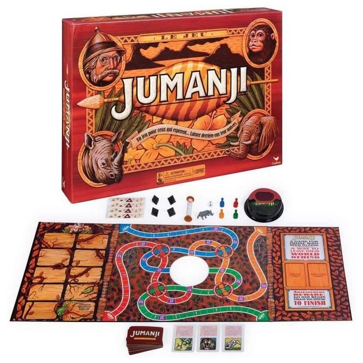 JUMANJI - Jeu de plateau - édition rétro
