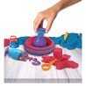 KINETIC SAND - COFFRET SANDISFYING 907 G de sable + 10 MOULES - 6047232 - Sable magique a modeler - Loisirs Créatifs pour enfan