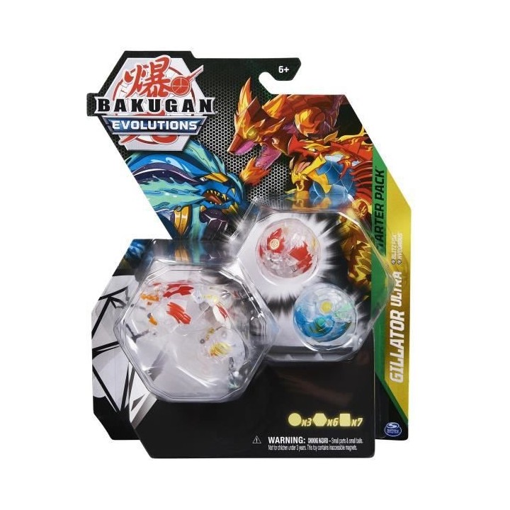 BAKUGAN - Starter Pack Evolutions Saison 4 - 6063071 - Figurine a coll