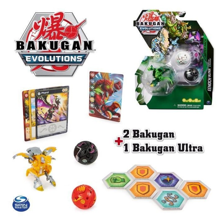 BAKUGAN - Starter Pack Evolutions Saison 4 - 6063071 - Figurine a coll