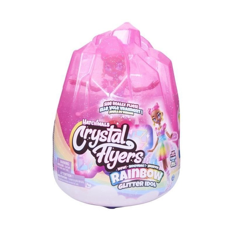 HATCHIMALS CRYSTAL FLYERS RAINBOW GLITTER IDOL