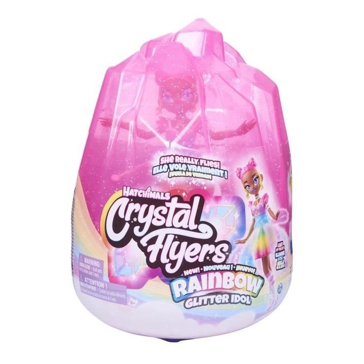 HATCHIMALS CRYSTAL FLYERS RAINBOW GLITTER IDOL