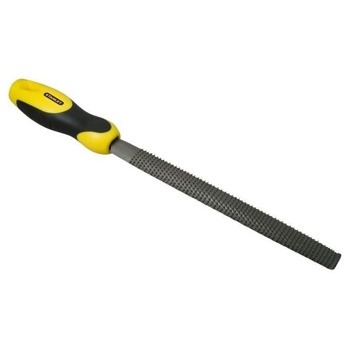 Rape demi-ronde moyenne avec poignée bimatiere STANLEY - 0-22-471 - P