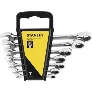 Clé mixte a cliquet de 8 a 19 mm STANLEY - STMT82846-0 - Jeu de 7 pie